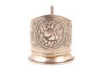 tea glass-holder, silver, 875 standard, 98.50 g, h (with handle) 8.6 cm, Ø (inside) 6.9 cm, "Moscow...