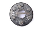 сакта, серебро, 875 проба, 46.70 г., размер изделия Ø 10.2 см, 20-30е годы 20го века, Латвия...