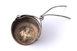 tea strainer, silver, "Bucket", 84 standard, 18.60 g, Ø 4 cm, h (with handle) 5.4 cm, 1880-1890, Rig...