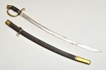 sabre, Nicholas II, blade of artillery sabre, Zlatoust, total length 87.8 cm, blade length 74.2 cm,...