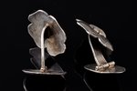 cufflinks, silver, 875 standard, 7.24 g., the item's dimensions 1.8 x 1.9 cm, the 20-30ties of 20th...