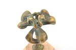 skulptūra, "Zieds", autors - Goča Huskivadze (1964), bronza, h (ar pamatni) 25 cm, svars 992 g., Lat...