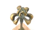 скульптура, "Цветок", автор - Гоча Хускивадзе (1964), бронза, h (с основанием) 25 см, вес 992 г., Ла...