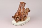 статуэтка, Медвежьи игры, фарфор, Германия, Heinz & Cо Porcelain, 50-е годы 20го века, 11.7 см...