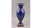 vase, porcelain, sculpture's work, signed by L. Maceha, h 41.6 cm...