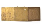 складень, Деисус, медный сплав, 2-цветная эмаль, Российская империя, 19-й век, 13 x 34.5 см, 775.80...