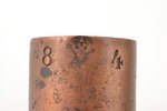 measuring cup, maker's mark CGH, volume 1/200 bucket, copper, Russia, 1845, h 5 cm, weight 113.8 g...