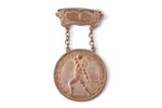 award, weightlifting, competition in Kurzeme, lightweight category, silver, Latvia, 1935, Ø 40.7 mm...