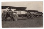 фотография, Латвийская армия, Авиационный полк, Латвия, 20-30е годы 20-го века, 13.6х8.6 см...