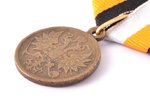 медаль, За усмирение польского мятежа, бронза, Российская Империя, 2-я половина 19-го века, 33.7 x 2...
