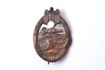 badge, The Panzer Badge, Third Reich, Germany, 40ies of 20 cent., 60 x 42 mm...