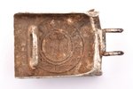 buckle, Third Reich, Wehrmacht, metal, 5 x 6.5 cm, Germany, the 30-40ties of 20th cent....