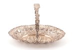 candy-bowl, silver, 830 standard, 229.85 g, silver stamping, 22.8 x 16 cm, h (with handle) 14.5 cm,...