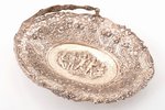 candy-bowl, silver, 830 standard, 229.85 g, silver stamping, 22.8 x 16 cm, h (with handle) 14.5 cm,...