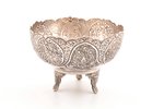 candy-bowl, silver, Persia, oriental motif, 191 g, h 8.5 / Ø 12 cm, the beginning of the 20th cent....