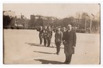 фотография, Рига, президент Латвии Альберт Квиесис, Латвия, 20-30е годы 20-го века, 14х8.8 см...