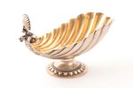 caviar server (large size), silver, 800 standard, 122.5 g, 17 x 7.7 x h 10.7 cm, the end of the 19th...
