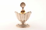 caviar server (large size), silver, 800 standard, 122.5 g, 17 x 7.7 x h 10.7 cm, the end of the 19th...