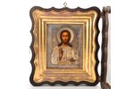 ikona, Jēzus Kristus Pantokrators, rāmī, dēlis, sudrabs, gleznojums, zeltījums, 84 prove, Maskava, K...