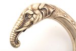 cane "Elephant", alpaca, Germany, the beginning of the 20th cent., 88 cm, handle size 11.3 x 10.2 cm...
