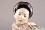statuete, Čio-Čio San, porcelāns, Rīga (Latvija), PSRS, Rīgas porcelāna rūpnīca, modeļa autors - Rim...