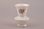 small vase, porcelain, M.S. Kuznetsov manufactory, Riga (Latvia), 1937-1940, h 8.4 cm, third grade...