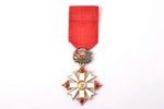 Viestura ordenis, piešķirts Reitera kora padomes sekretāram Eduardam Bērziņam, 5. pakāpe, sudrabs, e...