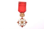 Viestura ordenis, piešķirts Reitera kora padomes sekretāram Eduardam Bērziņam, 5. pakāpe, sudrabs, e...