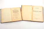 set of 2 books: B. Kropotkins, "Dumpinieka runas / Revolucionāra piedzīvojumi", 1920 / 1905, "Rīts",...