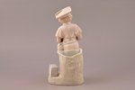 figurine, A Boy, bisque, Russia, M.S. Kuznetsov manufactory, the border of the 19th and the 20th cen...