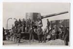 фотография, Латвийская армия, Полк Береговой Артиллерии, 20-30е годы 20-го века, 13.5х8.5 см...