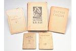 set of 5 books of Zelta ābele: Aleksis Kivi / E. Sterste / A. Jēkabs / V. Lācis / Longs, 1941-1947,...
