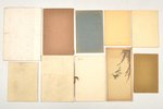 set of 10 catalogs about foreign art exhibitions in Riga, 1838-1954, Riga, Rīgas pilsētas mākslas mu...