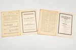 комплект из 9 журналов и 2 книг: "Zvejniecības Mēnešraksts" 1937-1940 / J. Štūlis "Bigauņciema un ap...