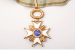 order, the Order of Three Stars, 3rd class, silver, enamel, 875 standard, Latvia, 20-30ies of 20th c...