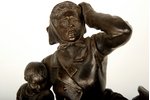 figurālā kompozīcija, "Jūrnieka sieva", lējējs E,Kuzņecovs, čuguns, 24.5 cm, svars 2340 g., Krievija...