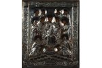Almighty, board, silver, 84 standard, Russia, the 19th cent., 52 x 45 cm...