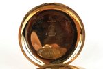 kabatas pulkstenis, "Longines", Šveice, 20. gs. sākums, zelts, 585 prove, darbdērīgā stāvoklī, diame...