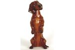 figurine, Dachshund, porcelain, Germany, Rosenthal, the 50ies of 20th cent., 13.5 cm...
