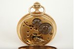 карманные часы, "Longines", Швейцария, начало 20-го века, золото, 585 проба, 94.1 г, в исправном сос...