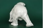 statuete, Baltais lācis, porcelāns, PSRS, LFZ - Lomonosova porcelāna rūpnīca, modeļa autors - A. Tam...