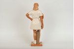 figurine, Tennis-player, ceramics, Lithuania, USSR, Kaunas industrial complex "Daile", the 60ies of...