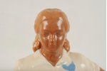 figurine, Tennis-player, ceramics, Lithuania, USSR, Kaunas industrial complex "Daile", the 60ies of...