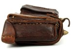 ammunition belt, naval, leather, Latvia, the 20-30ties of 20th cent....