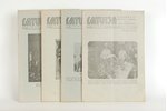"Avīze "Latvija", 4 numuri", 1955-56 г., Буэнос-Айрес, 26 x 4 стр....
