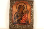 Tihvinsk, God's mother, board, painting, Russia, the 19th cent., 32 x 27 cm...