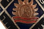 badge, NLAKB - ? Independent Latvian retired soldiers Society, Latvia, 20-30ies of 20th cent., 38 x...
