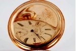 карманные часы, "Moser", Швейцария, начало 20-го века, золото, 56 проба, 96 г...