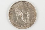 1 rublis, 1893 g., Krievijas Impērija, 19.90 g, AU, XF...