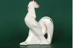 figurine, Chicken, porcelain, Riga (Latvia), USSR, Riga porcelain factory, the 50ies of 20th cent.,...